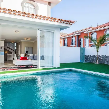 Luxury White With Sea View, Heated Pool Vila Costa Adeje (Tenerife)